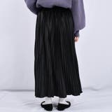 【kutir】【低身長向けSサイズあり】ベロアプリーツスカート | kutir | 詳細画像3 