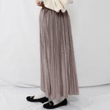 【kutir】【低身長向けSサイズあり】ベロアプリーツスカート | kutir | 詳細画像24 