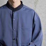【kutir】襟配色バンドカラーシャツ | kutir | 詳細画像12 