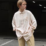 ピンクベージュ | 【kutir】ストライプビッグシャツ | kutir