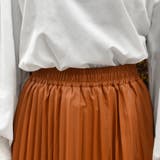 【kutir】【低身長向けSサイズあり】フェイクレザープリーツスカート | kutir | 詳細画像12 
