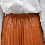 【kutir】【低身長向けSサイズあり】フェイクレザープリーツスカート | kutir | 詳細画像13 