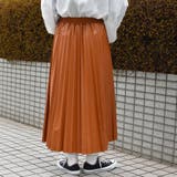 【kutir】【低身長向けSサイズあり】フェイクレザープリーツスカート | kutir | 詳細画像8 