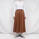 【kutir】【低身長向けSサイズあり】フェイクレザープリーツスカート | kutir | 詳細画像16 