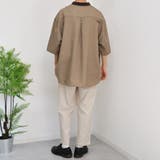 【kutir】襟配色変形バンドカラーシャツ | kutir | 詳細画像12 