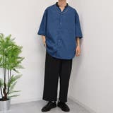 【kutir】襟配色変形バンドカラーシャツ | kutir | 詳細画像16 