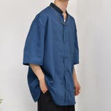 【kutir】襟配色変形バンドカラーシャツ | kutir | 詳細画像22 