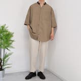 【kutir】襟配色変形バンドカラーシャツ | kutir | 詳細画像9 
