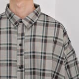 【kutir】ウルトラワイドチェックシャツ | kutir | 詳細画像29 