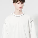 【Adoon plain】配色ステッチTシャツ | kutir | 詳細画像20 