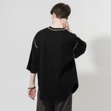【Adoon plain】配色ステッチTシャツ | kutir | 詳細画像4 