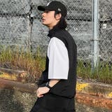 【kutir】刺繍入りビックポケットナイロンベスト | kutir | 詳細画像3