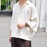 【Adoon plain】スキッパーリネンシャツ | kutir | 詳細画像4