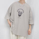 【kutir】おじさんシルエットTシャツ | kutir | 詳細画像1 
