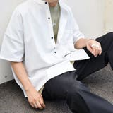 【Adoon plain】フロントポケットバンドカラーシャツ | kutir | 詳細画像10 