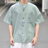 【Adoon plain】フロントポケットバンドカラーシャツ | kutir | 詳細画像13 