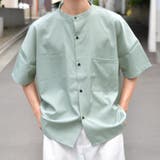 【Adoon plain】フロントポケットバンドカラーシャツ | kutir | 詳細画像14 