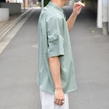 【Adoon plain】フロントポケットバンドカラーシャツ | kutir | 詳細画像15 