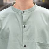【Adoon plain】フロントポケットバンドカラーシャツ | kutir | 詳細画像24 