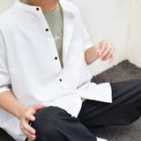 【Adoon plain】フロントポケットバンドカラーシャツ | kutir | 詳細画像9 