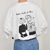 オフホワイト | 【kutir】レトロイラストロゴTシャツ コラボアイテム | kutir