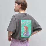 グレー系その他 | 【kutir】ガールプリントTシャツ | kutir