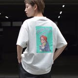 オフホワイト | 【kutir】ガールプリントTシャツ | kutir