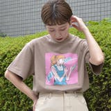 モカ | 【kutir】ガールプリントTシャツ | kutir
