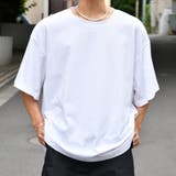 ホワイト | 【Adoon plain】ルーズネックTシャツ | kutir