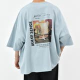 ライトブルー | 【kutir】レトロアソートプリントTシャツ | kutir