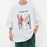 ライトホワイト | 【kutir】レトロアソートプリントTシャツ | kutir