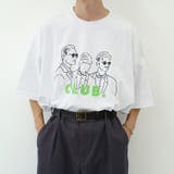 ホワイト | 【kutir】線画系アソートプリントTシャツ | kutir