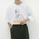 オフホワイト | 【kutir】線画系アソートプリントTシャツ | kutir