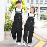 ブラック | ワッペン付きオーバーオール | sedacle by pairpair【WOMEN】