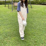 ワッペン付きオーバーオール | sedacle by pairpair【WOMEN】 | 詳細画像2