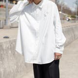 ホワイト | 【kutir】フラワー刺繍オーバーシャツ | kutir