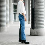 【Adoon plain】デニムバイカラーパンツ | kutir | 詳細画像10