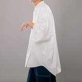 【kutir】サイドデザインヒヨクバンドカラーシャツ | kutir | 詳細画像8 