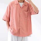 サーモンピンク | 【Adoon plain】ジグザグステッチシャツ | kutir