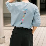 ダークブルー | 【Adoon plain】ロゴプリントTシャツ | kutir