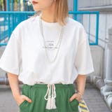 ホワイト | 【kutir】AGE.ロゴプリントTシャツ | kutir