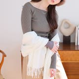 スクエアネックリブニット | Girly Doll | 詳細画像12
