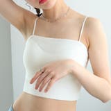 カップ付けブラトップ【韓国ファッション】 | Girly Doll | 詳細画像14 