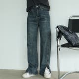 ブルー | デニムパンツ【韓国ファッション】 | Girly Doll