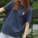 ネイビー | Tシャツ【韓国ファッション】 | Girly Doll