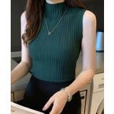 リブノースリーブハイネックプルオーバー【韓国ファッション】 | Doula Doula | 詳細画像2 