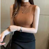 リブノースリーブハイネックプルオーバー【韓国ファッション】 | Doula Doula | 詳細画像6 