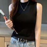 リブノースリーブハイネックプルオーバー【韓国ファッション】 | Girly Doll | 詳細画像5 