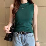 リブノースリーブハイネックプルオーバー【韓国ファッション】 | Girly Doll | 詳細画像12 