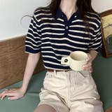 ボーダーポロシャツ【韓国ファッション】 | Doula Doula | 詳細画像11
